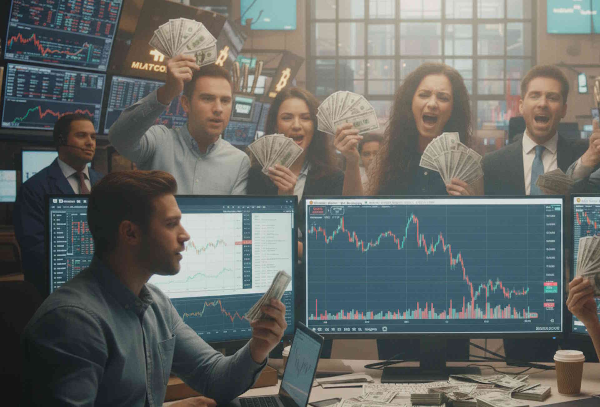 Historyczny przełom na rynku kryptowalut, inwestorzy masowo kupują Bitcoina