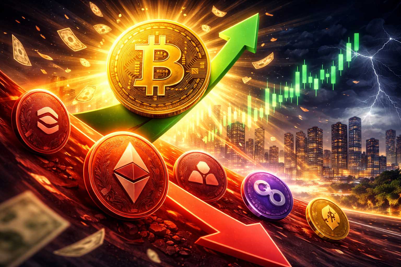 Altcoiny tracą wobec Bitcoina! To już 4 rok z rzędu