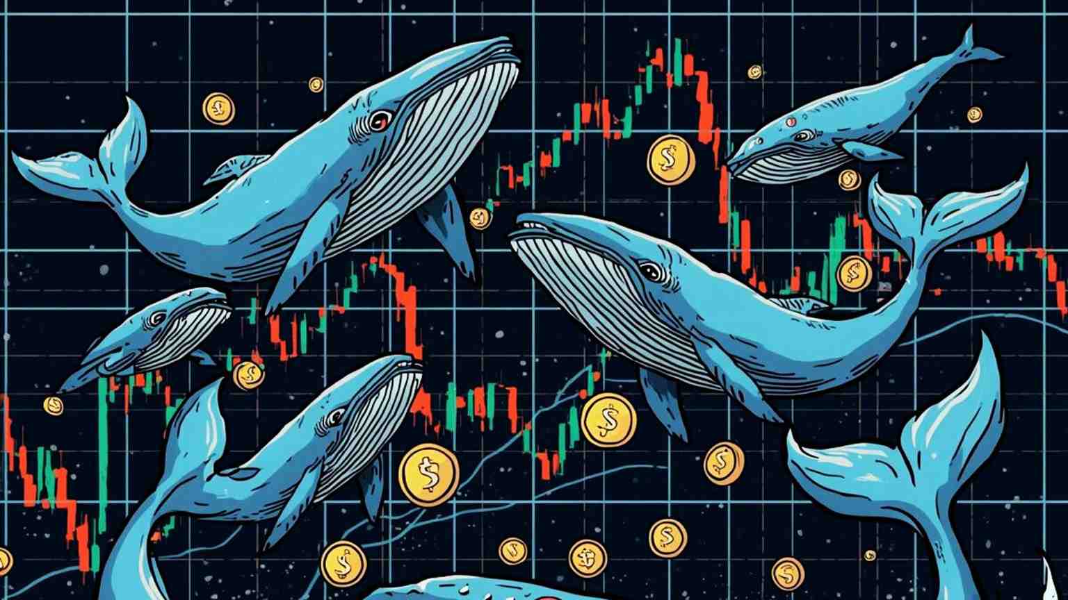 Wieloryby kupiły 220 mln sztuk tokena z TOP 10 w ciągu jednego dnia. Przeczuwają nowy trend?
