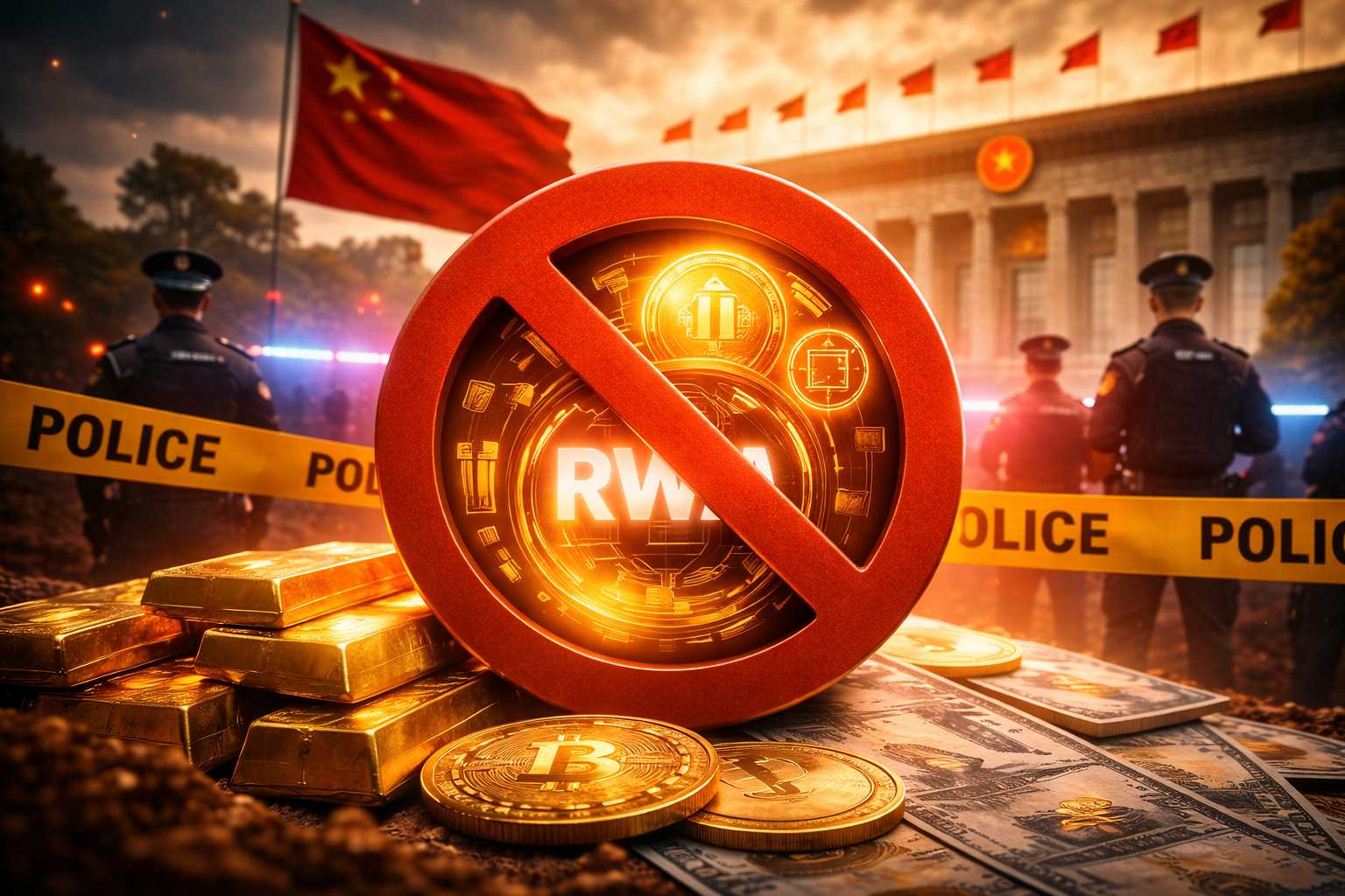 Chiny znowu atakują krypto! Tym razem oberwało RWA