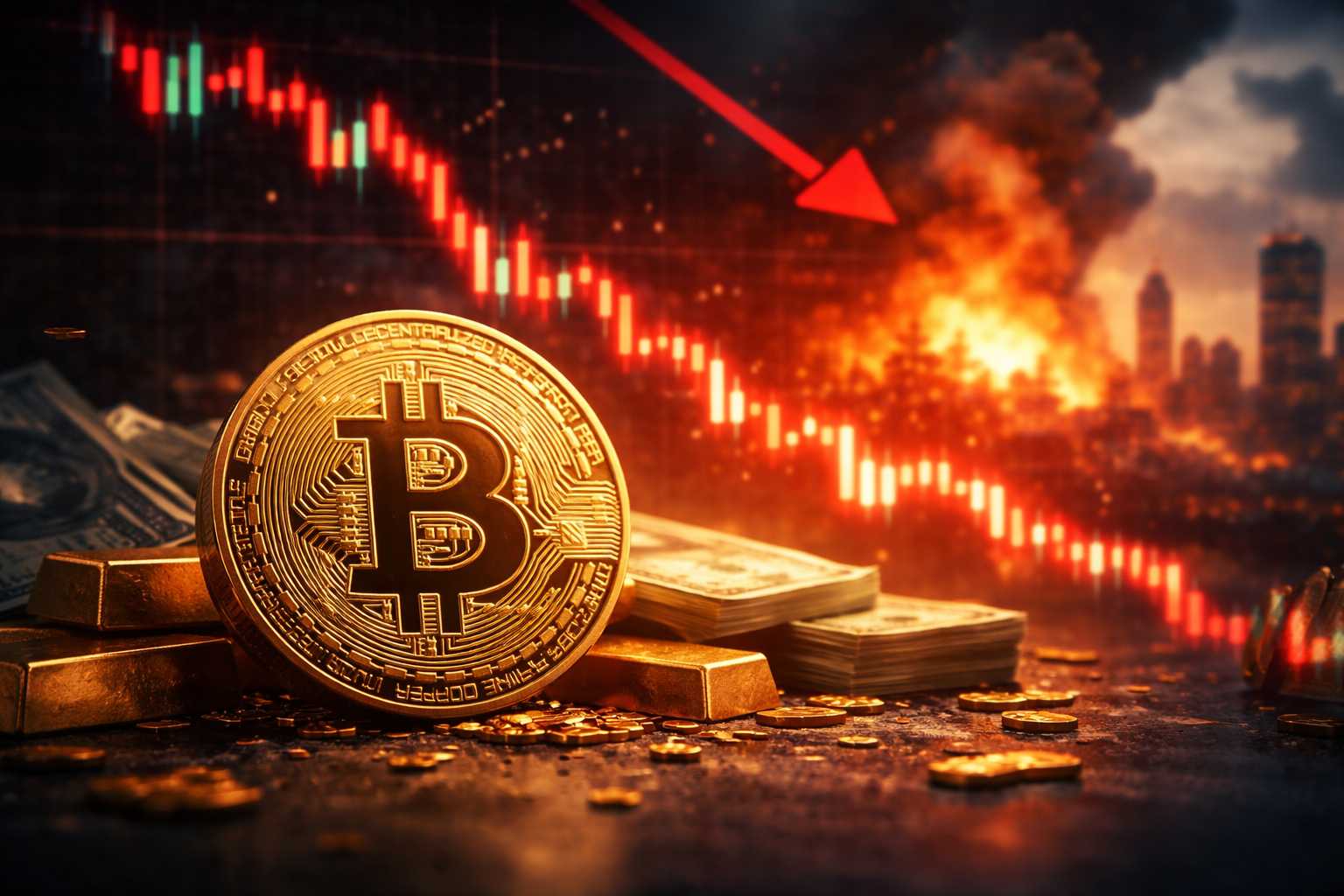 Widzimy światowy chaos, a Bitcoin stoi w miejscu. Co się dzieje?