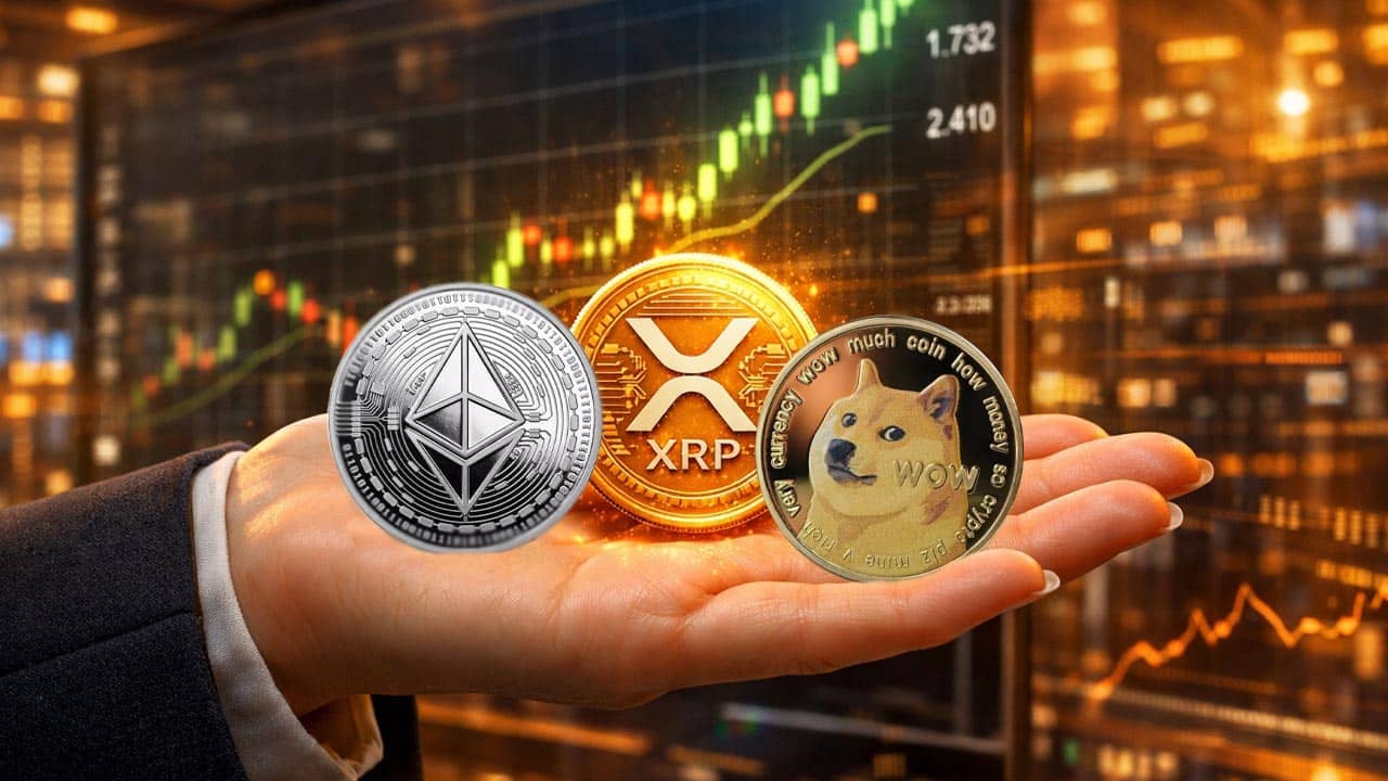 Oto możliwa cena XRP, jeżeli Dogecoin osiągnie 2 USD, a Ethereum 7000 USD