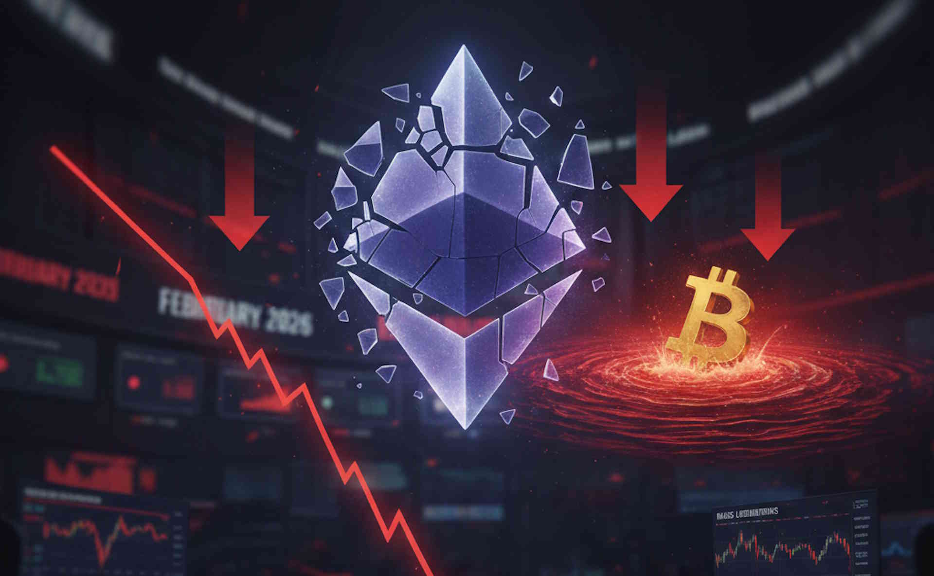 Fatalna passa Ethereum. 'Trend się odwraca’. Nie pomoże BlackRock ani tokenizacja?