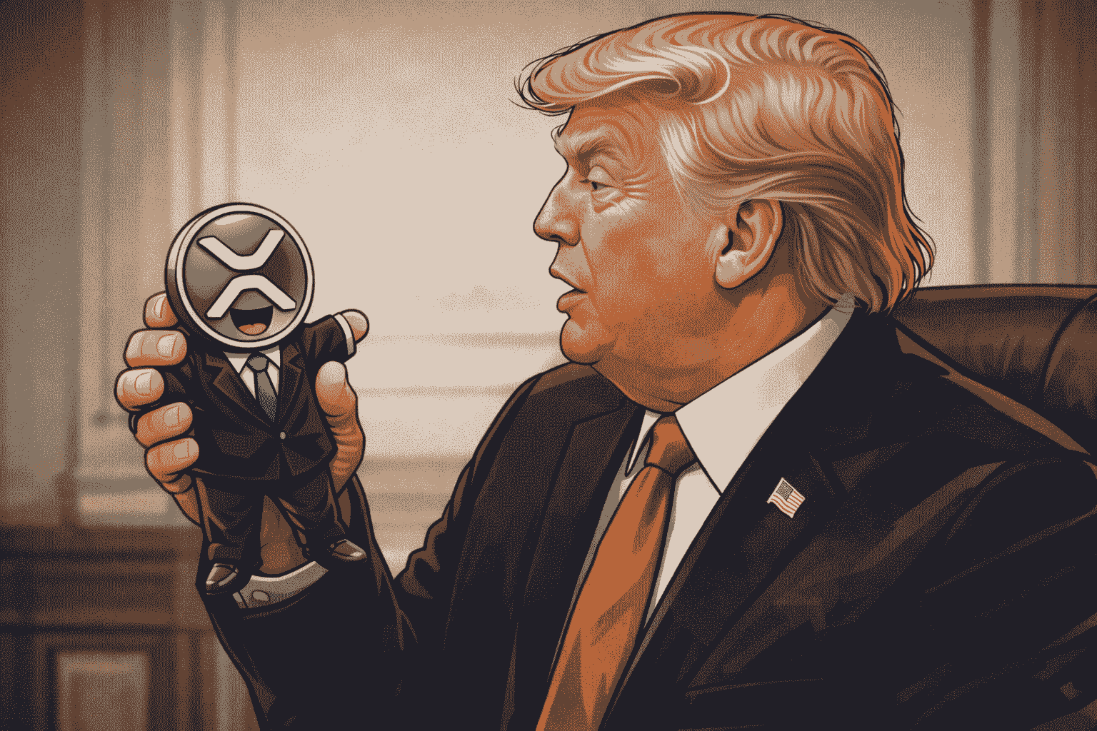 Czy Trump wie coś więcej o XRP? W tle niespotykana teoria