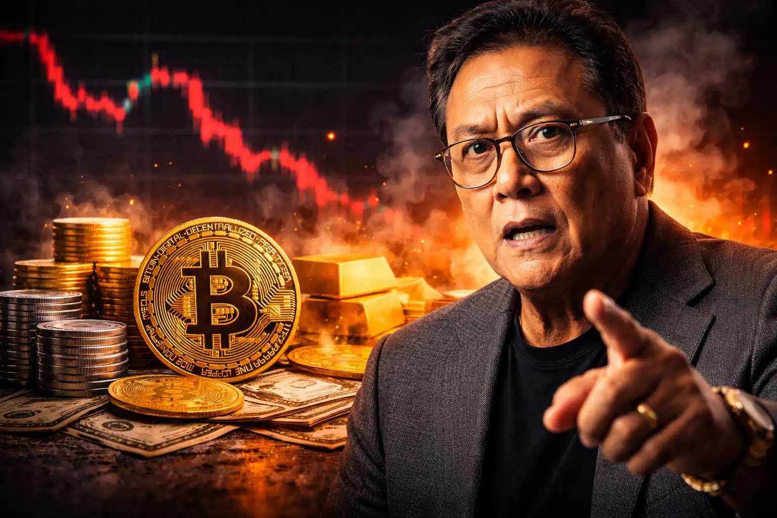 Robert Kiyosaki ostrzega. Finansowy krach ma właśnie przyspieszać