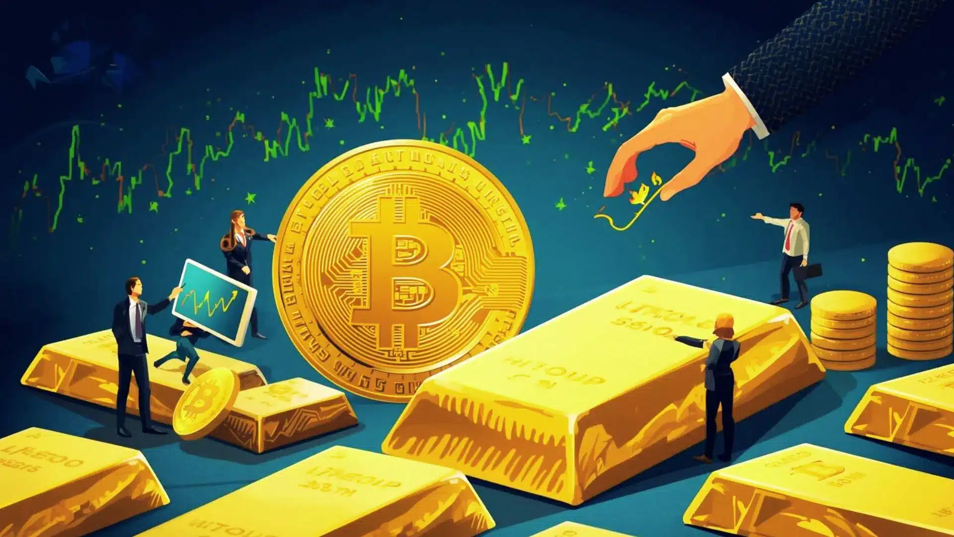 Bitcoin zastąpi złoto?. Takiej sytuacji nie było od 2020 roku. Jak zareaguje kurs BTC?