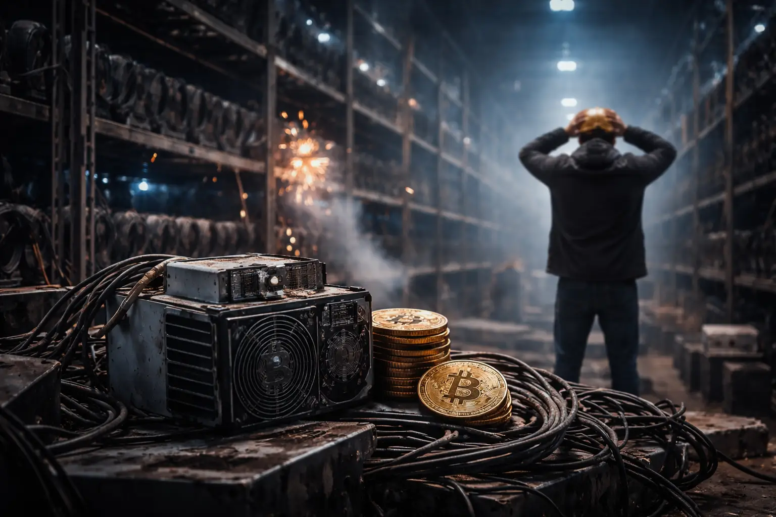 Górnicy tracą 20 tys. dolarów na każdym BTC. Sektor miningu w opałach