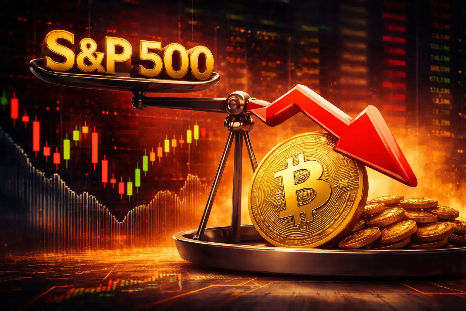 BTC vs S&P 500: liczby nie kłamią. Bitcoin przegrywa