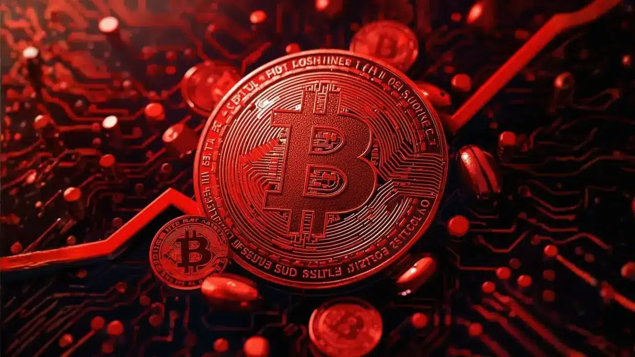 Ważny wskaźnik Bitcoina świeci na czerwono od dwóch tygodni. Cena BTC na krawędzi załamania