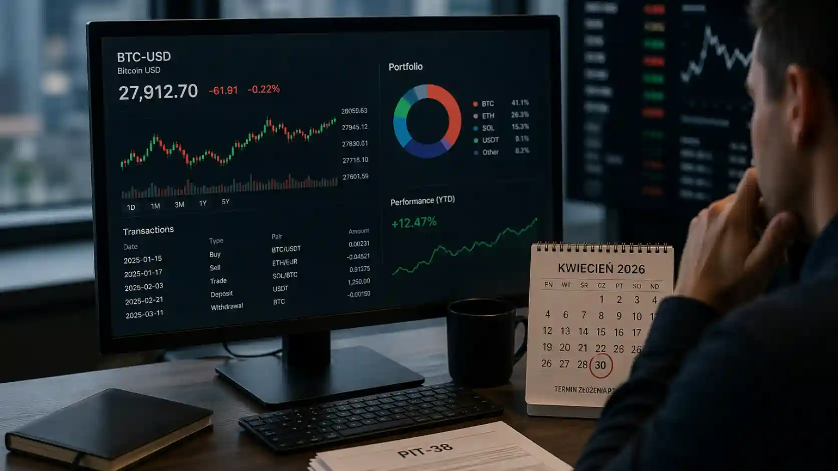 Rozliczenie kryptowalut za 2025 – zostały dni, nie tygodnie