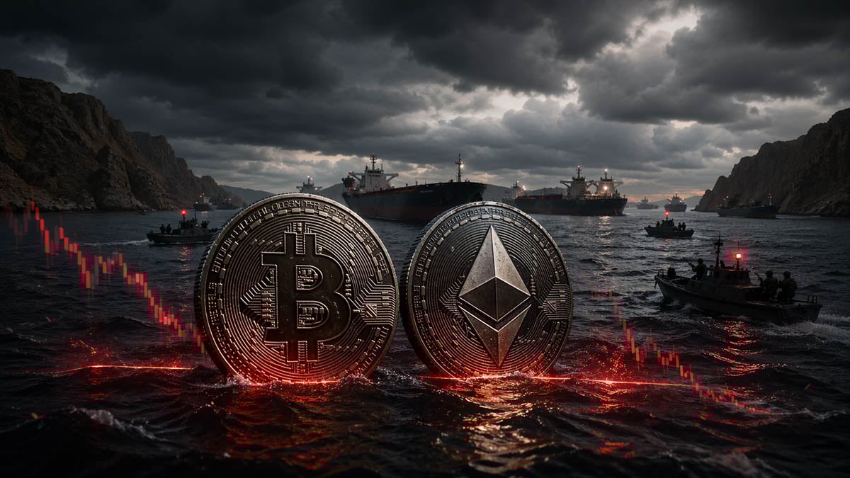 Bitcoin i Ethereum walczą w trakcie blokady cieśniny Ormuz: najważniejsze poziomy do obserwacji