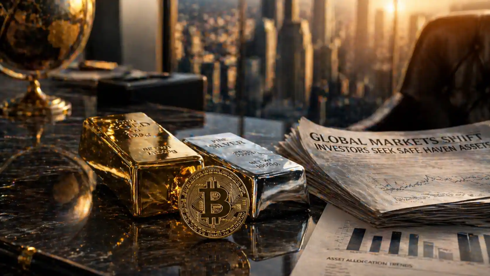 Bitcoin wchodzi do mainstreamu. Remonowany bank radzi: 45% portfela w BTC, złocie i srebrze