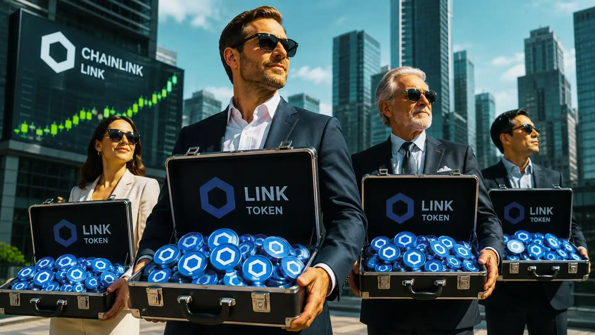 Wieloryby zwiększają zasoby Chainlink (LINK) o prawie 33 mln tokenów. Co wiedzą?