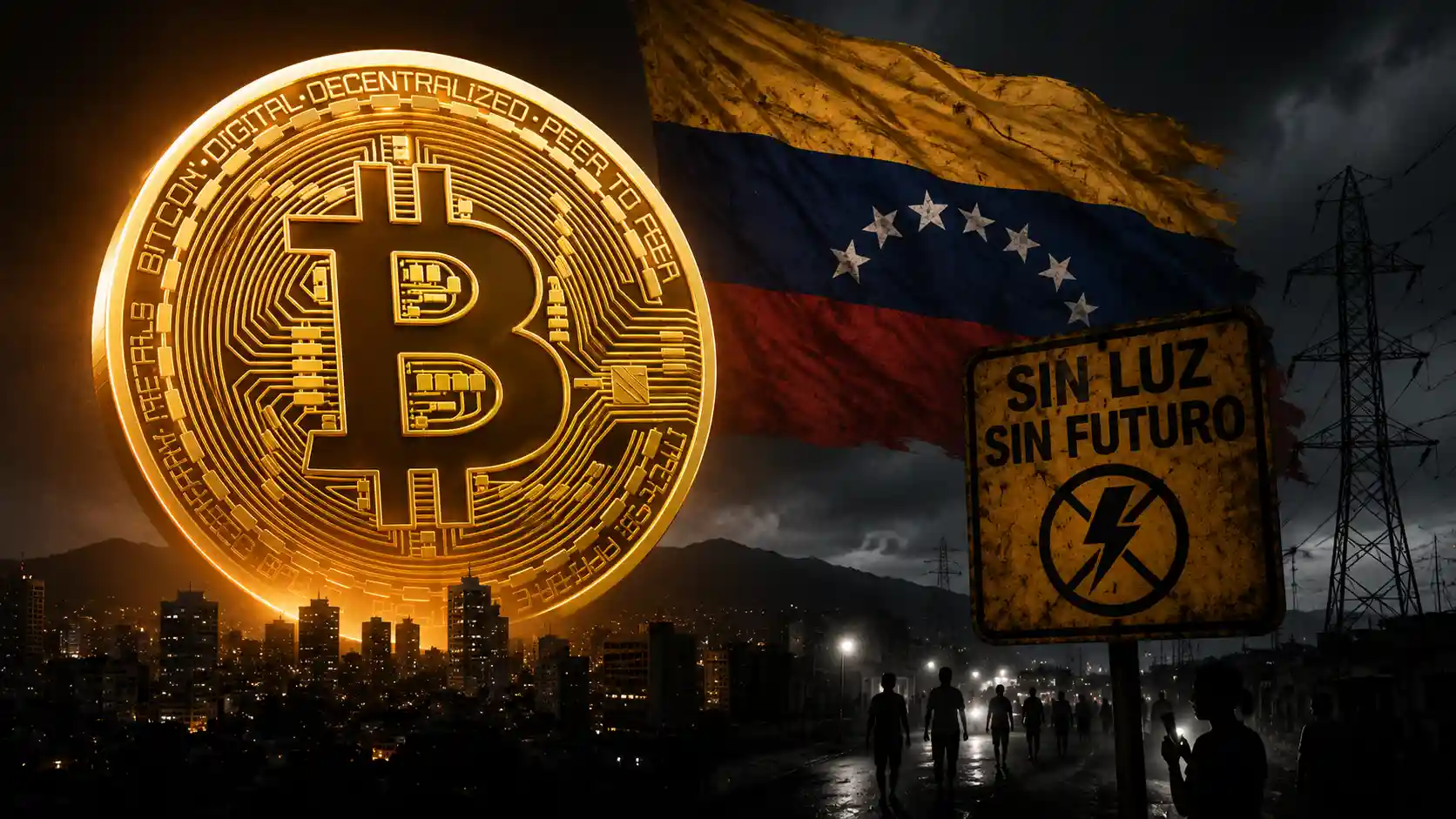 Bitcoin winny blackoutów? Wenezuela znalazła idealnego kozła ofiarnego