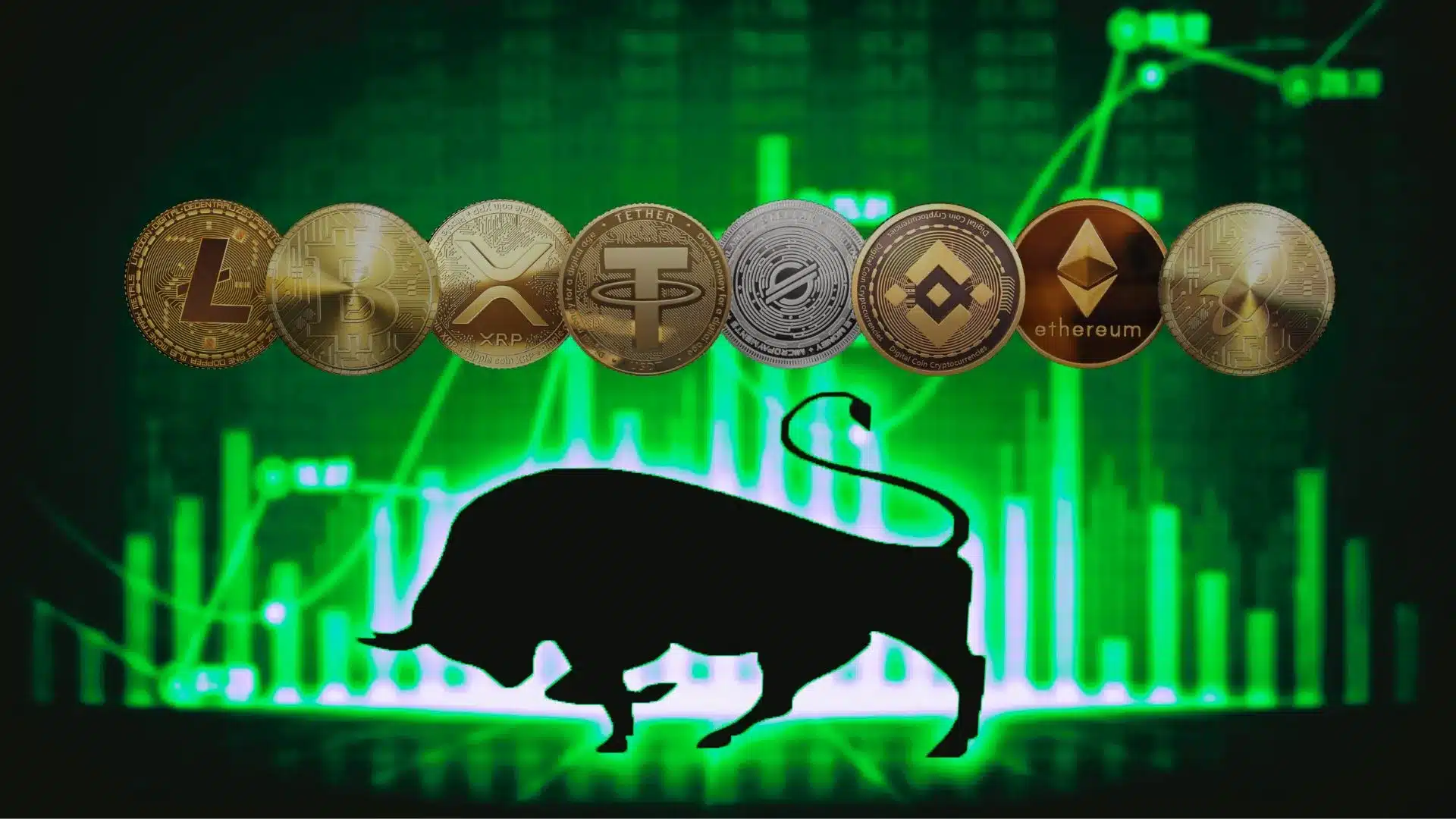 Cztery topowe kryptowaluty wzrosły o ponad 50%. Lider wystrzelił o blisko 80%