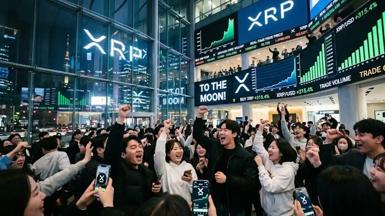 Koreańskie szaleństwo na XRP – Bitcoin i Ethereum zostają w tyle!