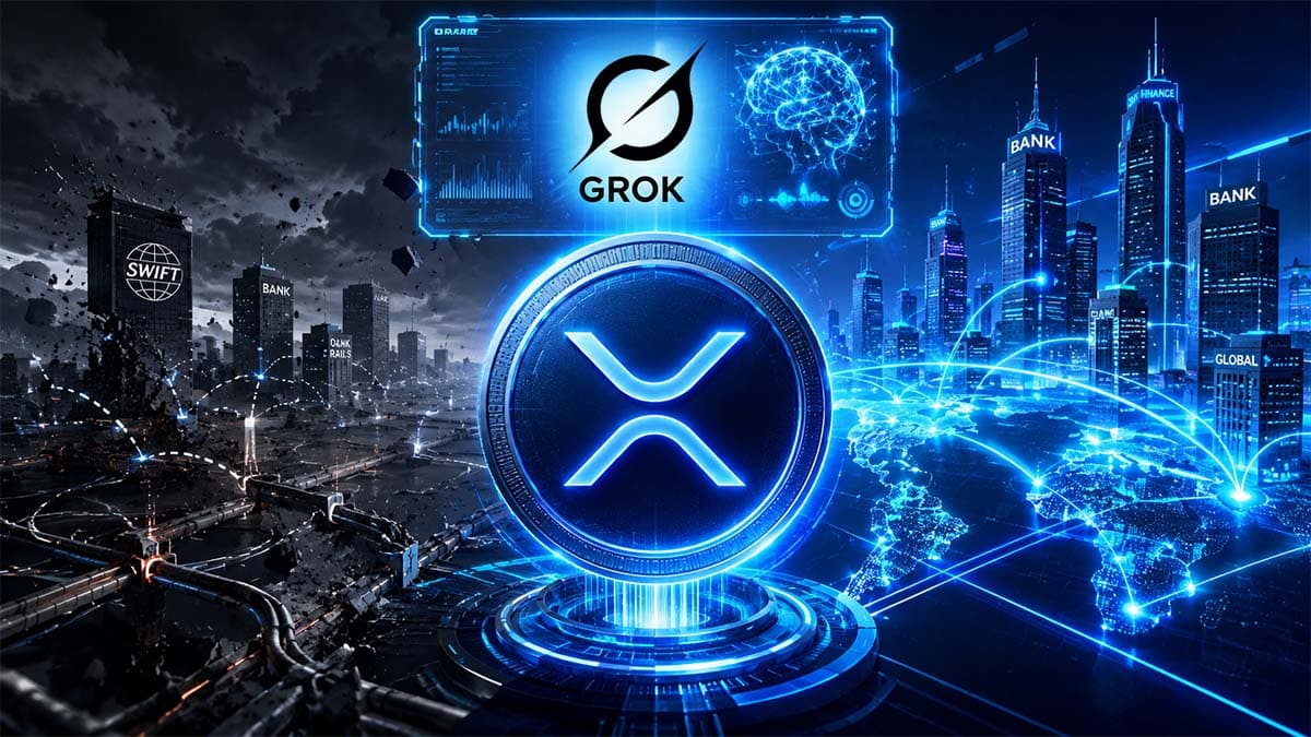 Grok prognozuje cenę XRP, jeżeli duże banki zastąpią SWIFT XRP w celu realizacji całodobowych płatności globalnych