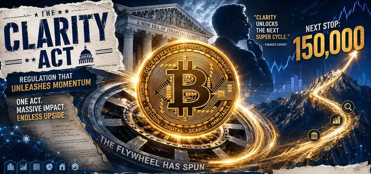 Ustawa CLARITY ACT może wywołać potężny „efekt koła zamachowego”. Rick Edelman: Bitcoin może osiągnąć 150 000 USD
