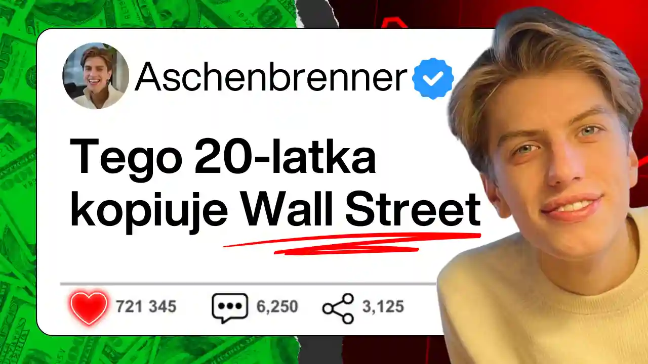 [WAŻNE]: Wall Street zaczęło kopiować ruchy tego 24-latka