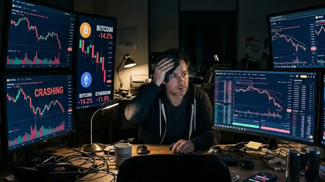 Panika na rynku kryptowalut – inwestorzy płacą miliony za ochronę przed spadkami Bitcoina!