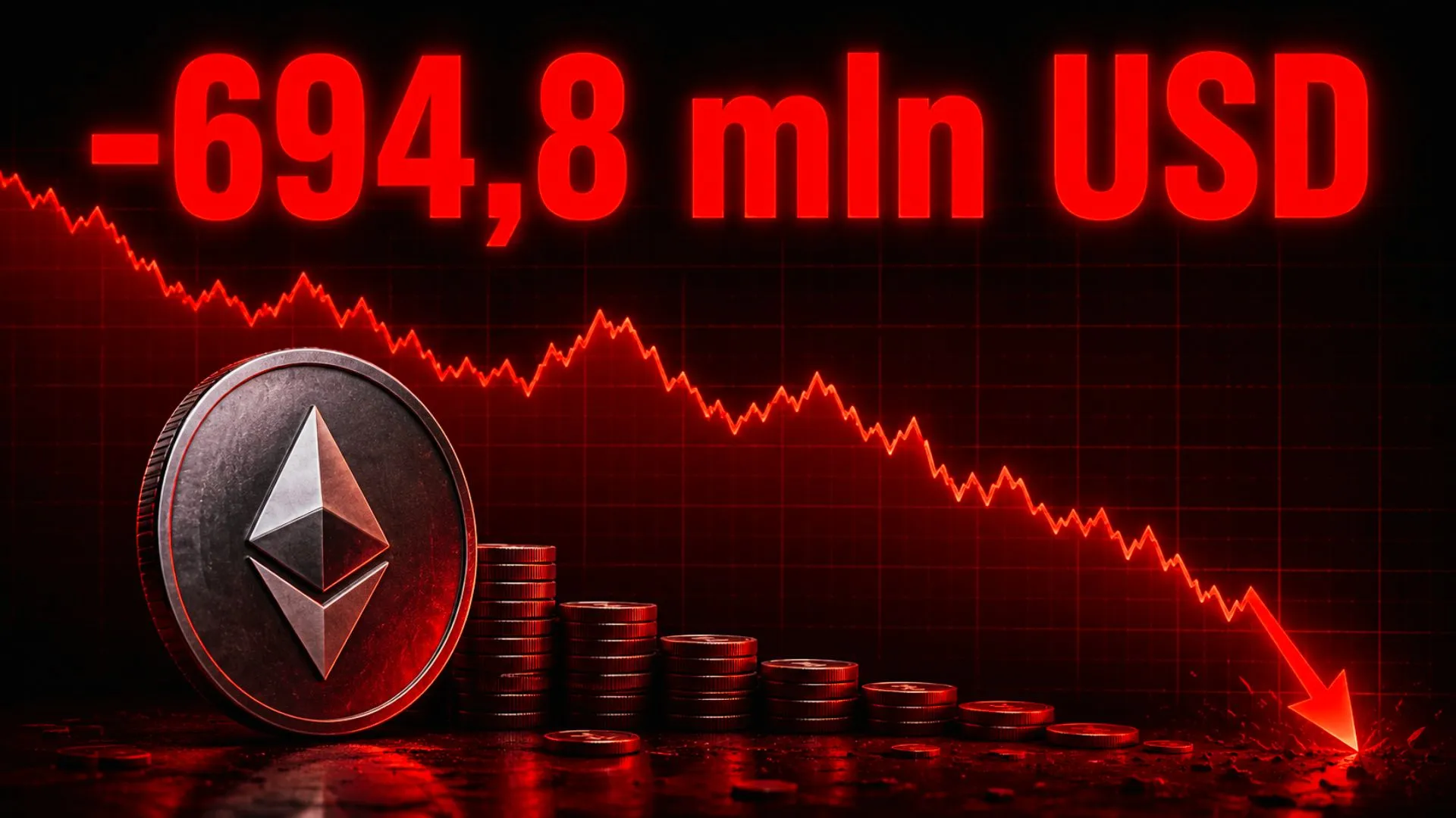 Ethereum ETF krwawi i śrubuje rekord. Okrągły miliard coraz bliżej