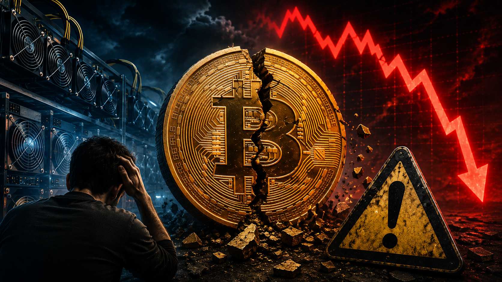 Dramatyczne wieści dla posiadaczy kryptowalut. Bitcoin bije dwumiesięczne rekordy spadków!