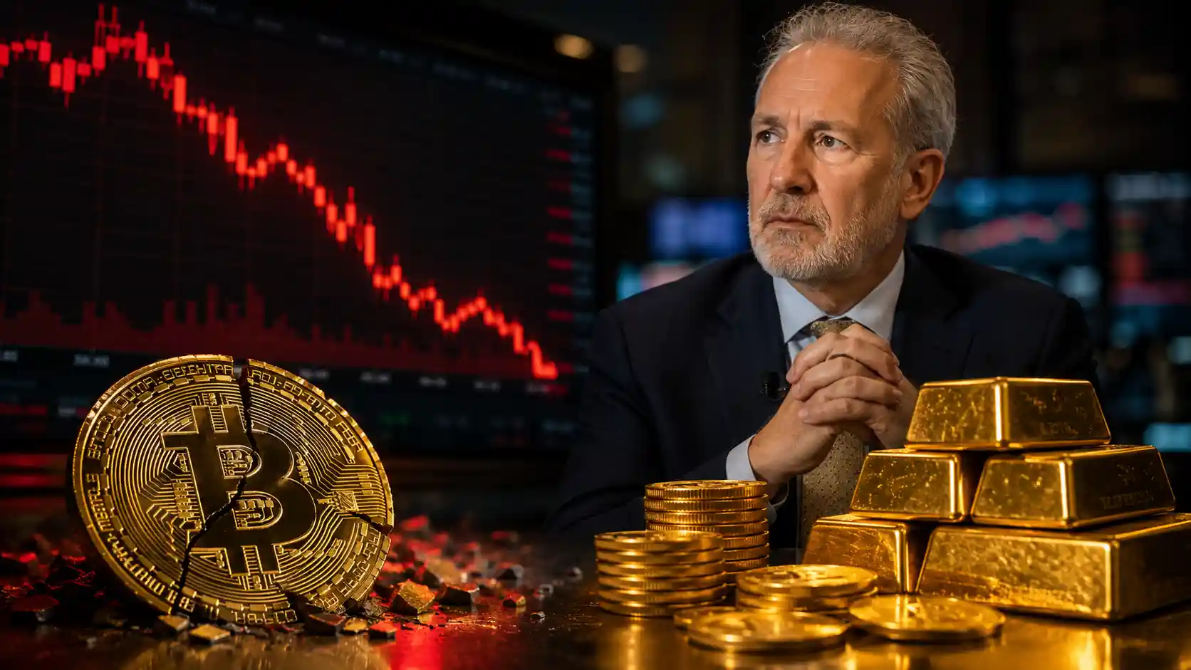 Bitcoin znów krwawi, znany hejter triumfuje. „To może być sygnał ostrzegawczy dla całego rynku”