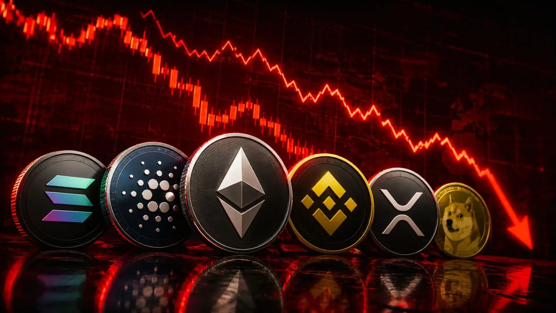 Altcoiny pod presją. Takich danych nie było od 2020 roku