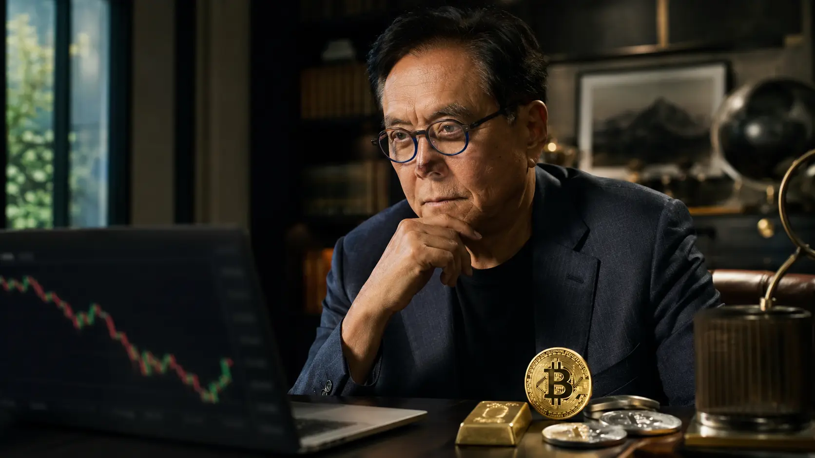 Kiyosaki: cena to pułapka. Oto kiedy chce kupić Bitcoina i złoto
