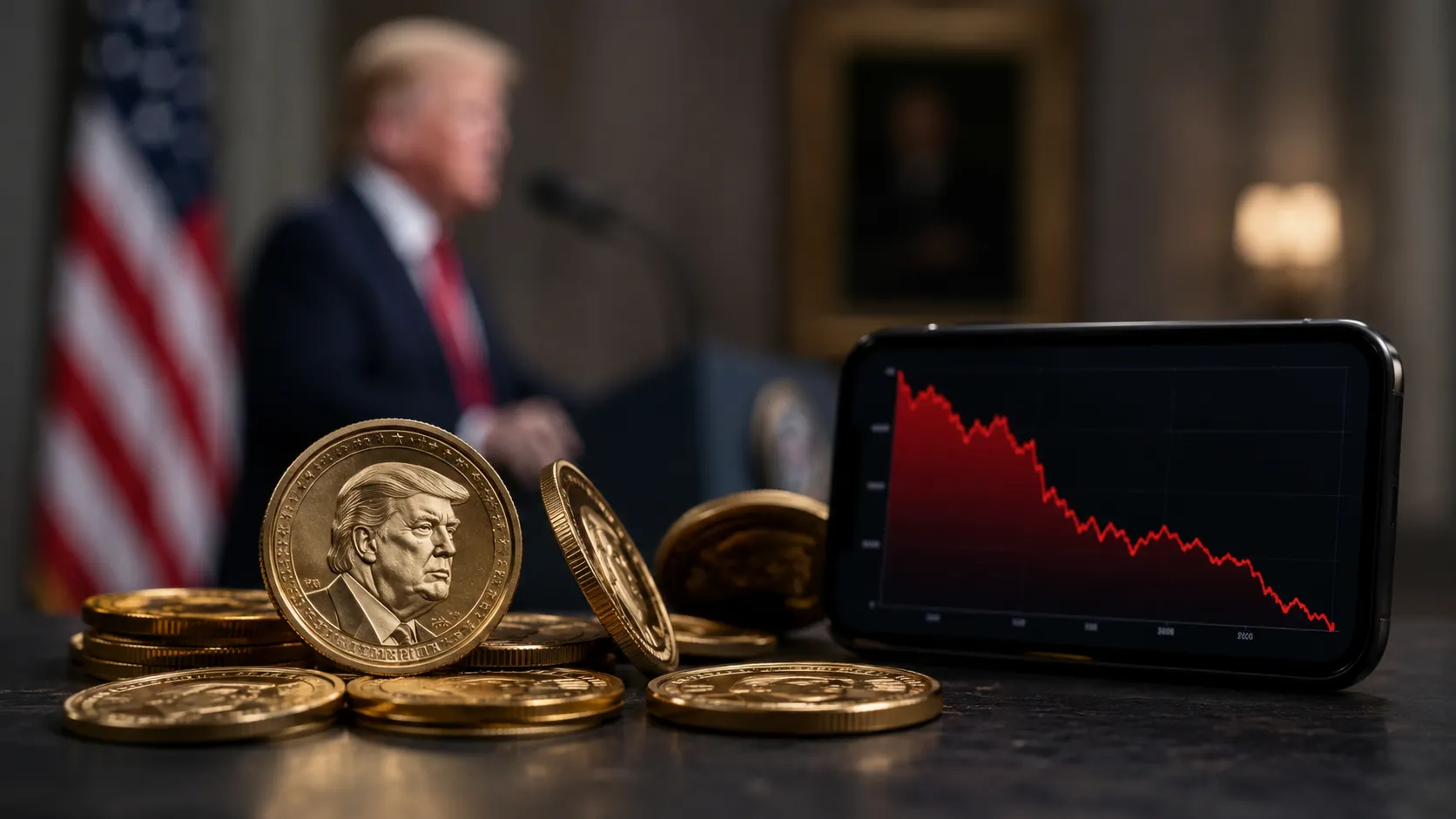 Prawie milion osób straciło na tokenie Trumpa. Rachunek jest przerażający