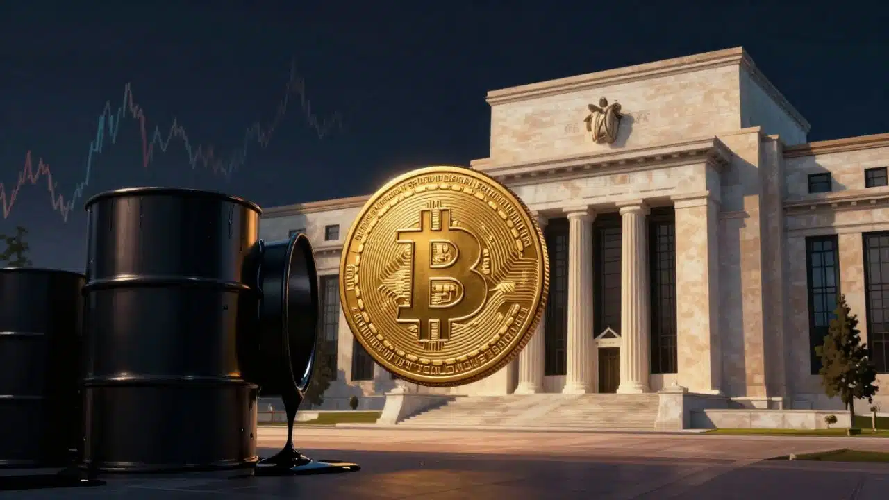 QCP Group: Bitcoin w kleszczach ropy i Fedu. ETF-y kupują, ale rynek gra na przeczekanie