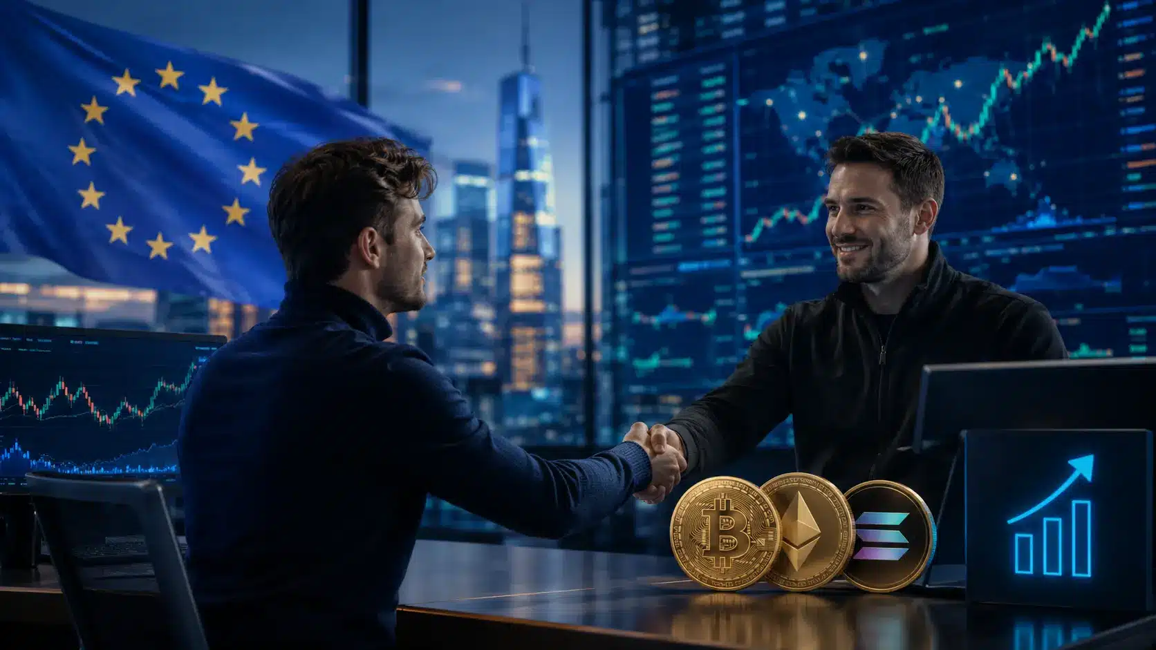 Europejscy inwestorzy kryptowalutowi zwracają się do firm prop tradingowych. Rośnie zapotrzebowanie na konta finansowane