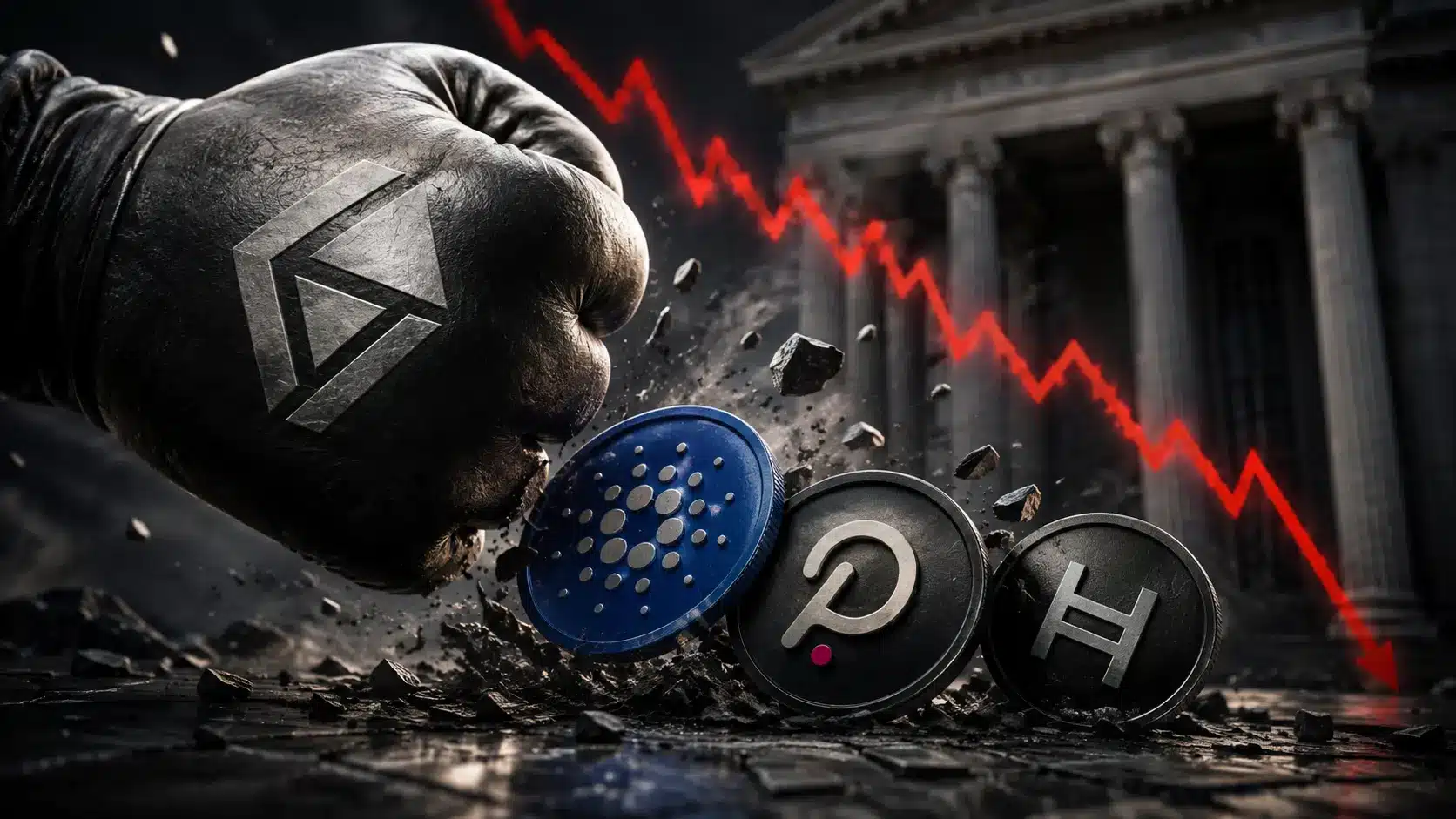 Grayscale wycofuje wnioski o ETF-y na ADA, DOT i HBAR. Kryptowaluty reagują