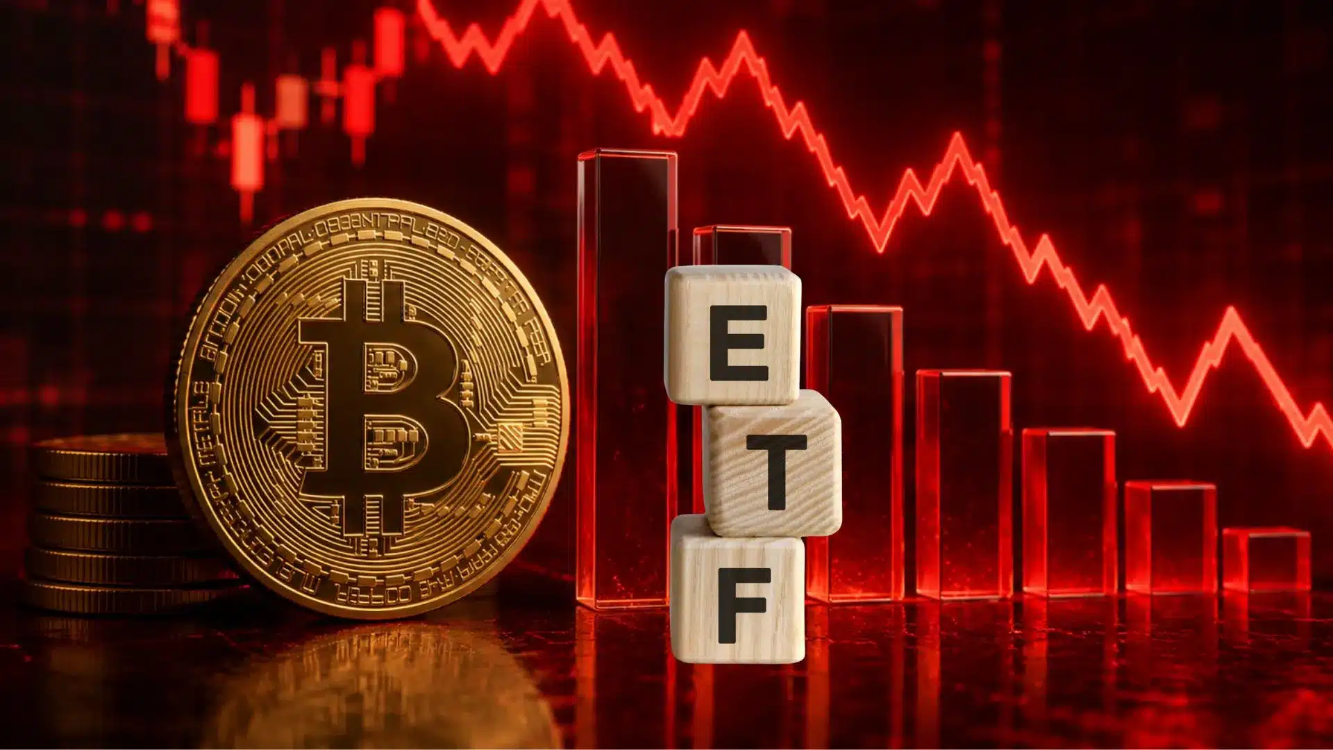 Bitcoin ETF traci setki milionów dolarów. Kurs BTC pod coraz większą presją