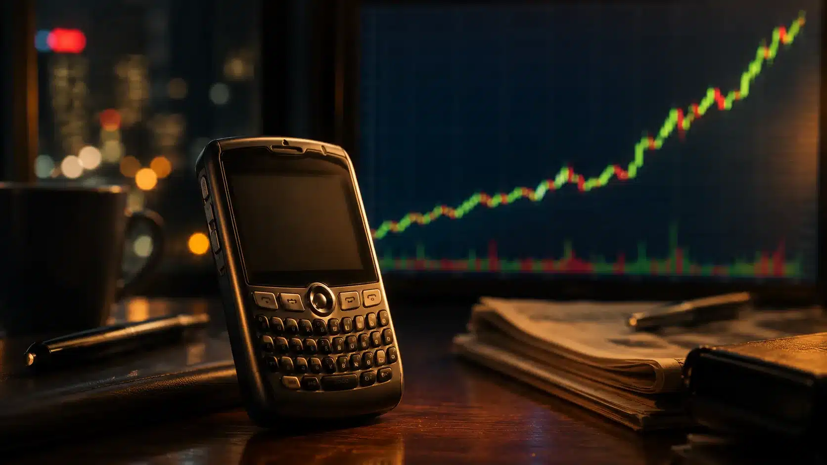 Pamiętacie BlackBerry? Dawna legenda telefonów powstała z martwych, akcje eksplodowały o 100%!