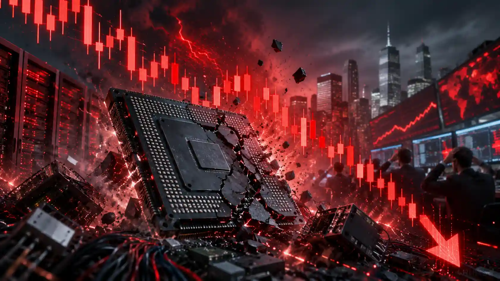 Gigant stracił 280 miliardów dolarów w jeden dzień. AI mania dostała zimny prysznic