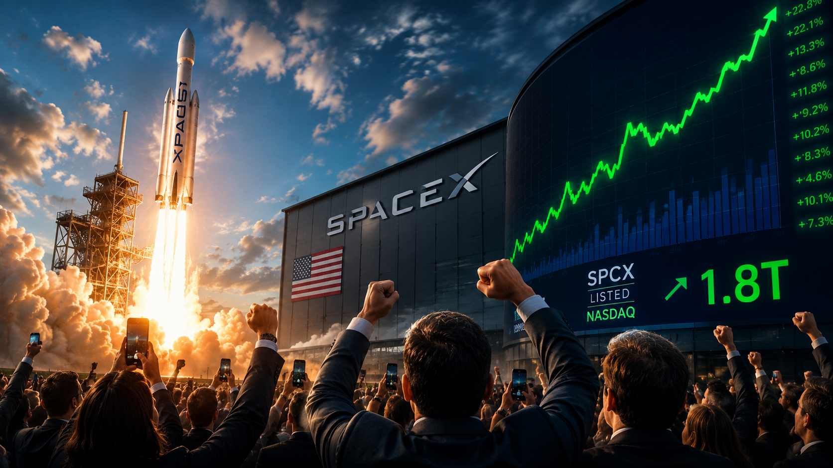 SpaceX bije rekordy jeszcze przed debiutem. Chętnych na akcje jest więcej niż dostępnych udziałów