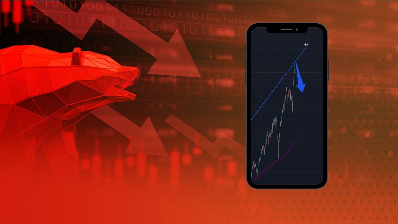 Nasdaq może spaść jeszcze niżej, wykres aż prosi się o korektę. Akcje spółek technologicznych pociągną za sobą kryptowaluty?