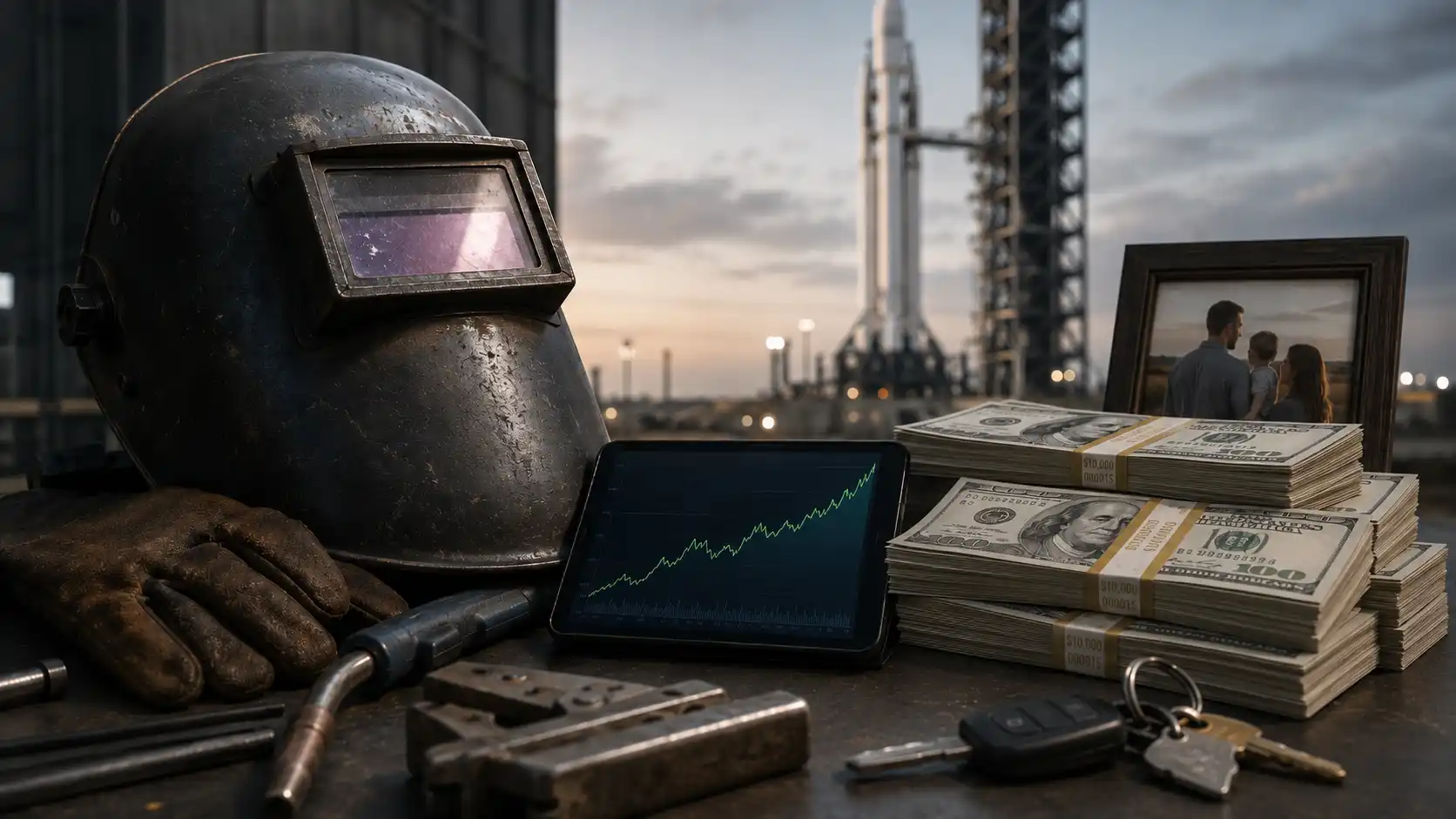 Przyszedł spawać rakiety u Muska, wyszedł z milionem dolarów. IPO SpaceX zmieniło mu życie