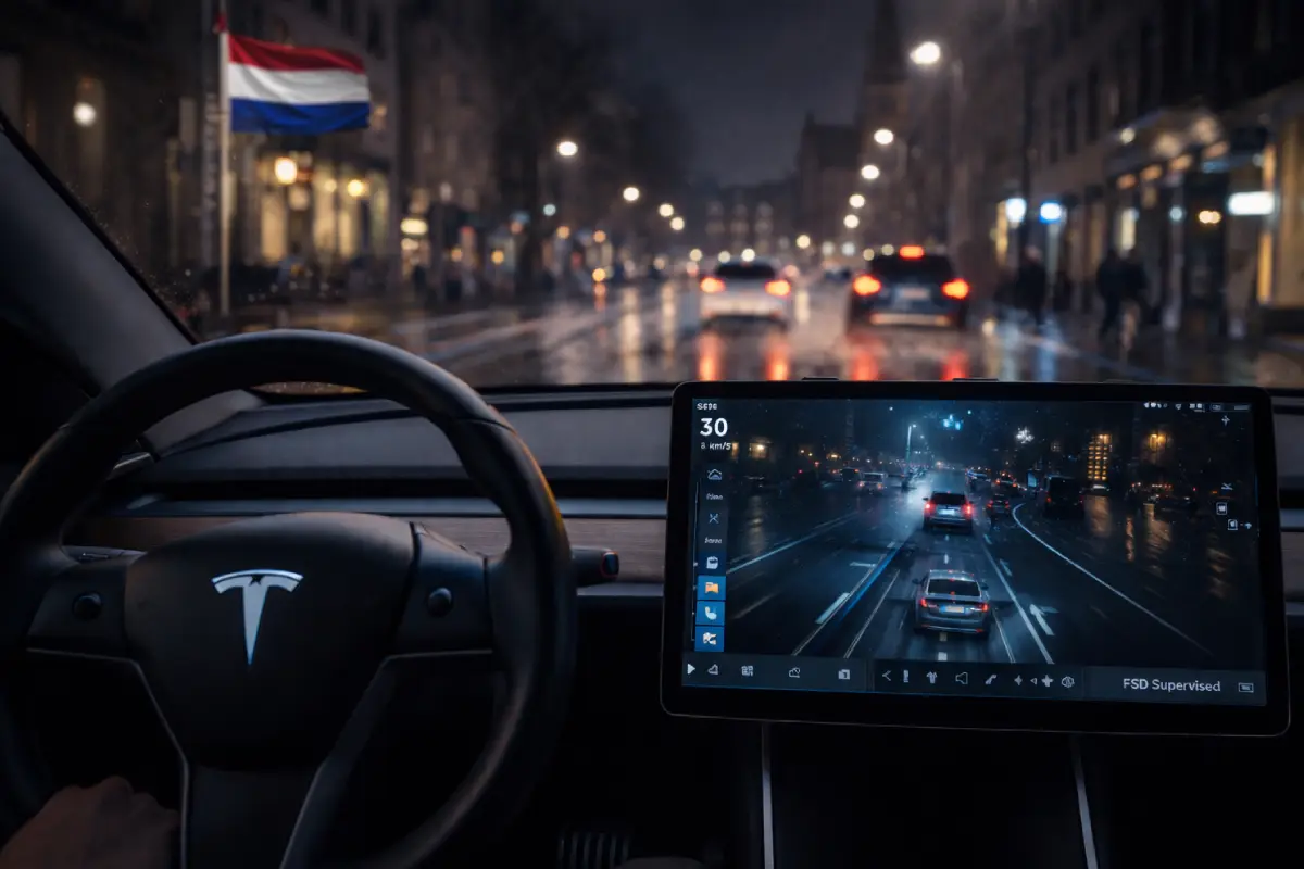 Pierwszy europejski kraj daje zielone światło. Autonomiczna Tesla wkracza do UE