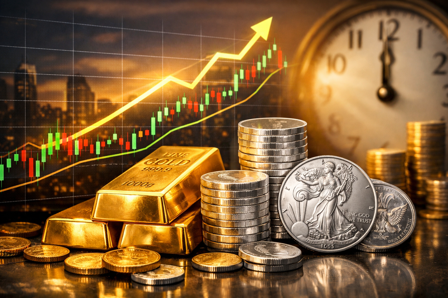 Złoto i srebro na kolejnej fali wzrostów. Co stoi za najnowszymi ruchami i czego możemy spodziewać się w 2026 roku?