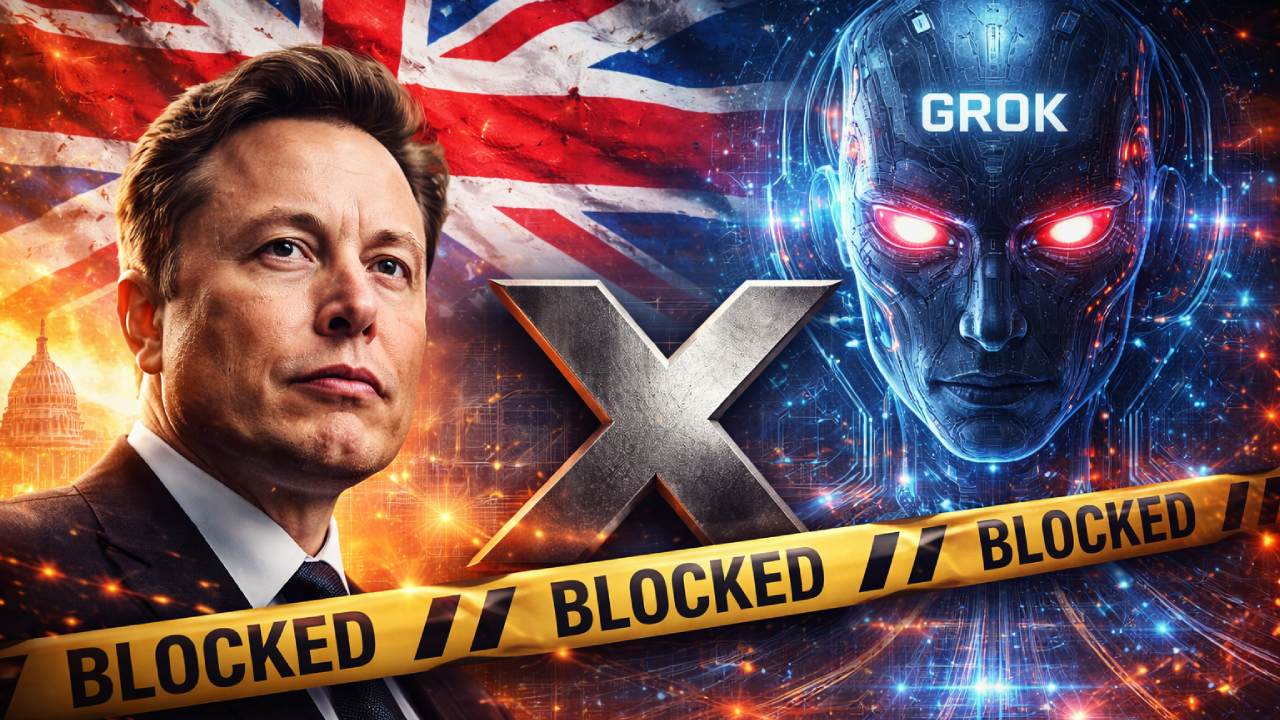 AI Elona Muska wywołało polityczną burzę. Czy Wielka Brytania zablokuje X?