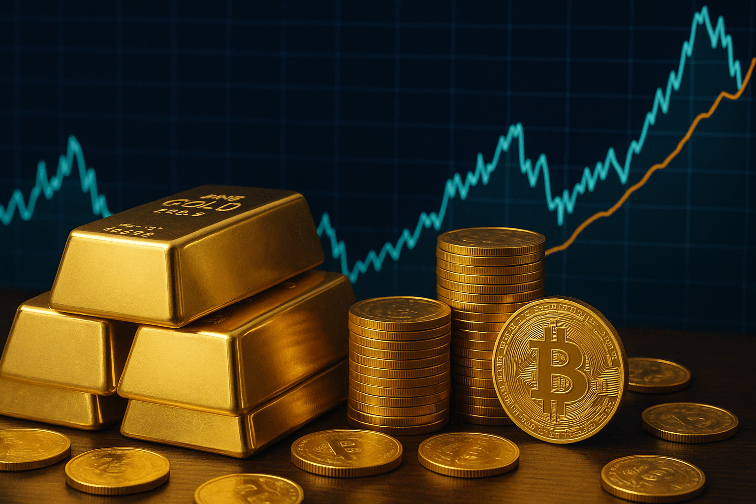 Tego się nie spodziewaliśmy! Złoto nokautuje konkurencję na szczytach