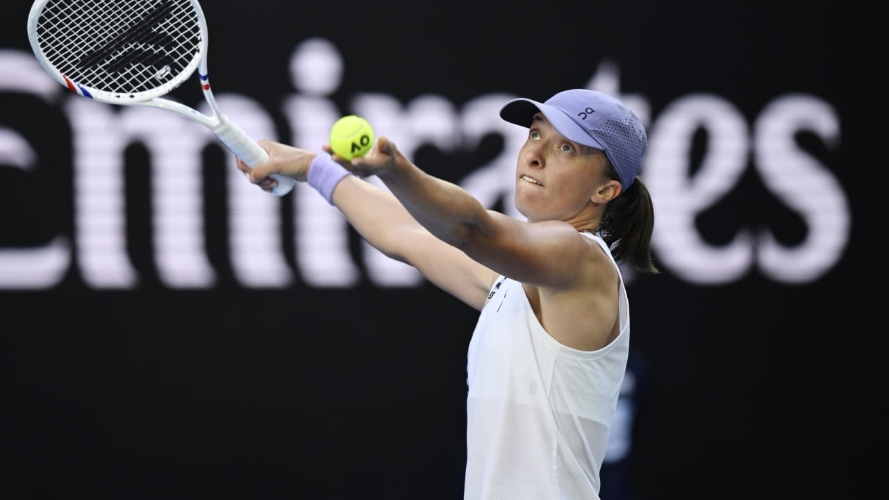 Iga Świątek awansuje w Australian Open, ale… w pewnym momencie było gorąco! [WIDEO]