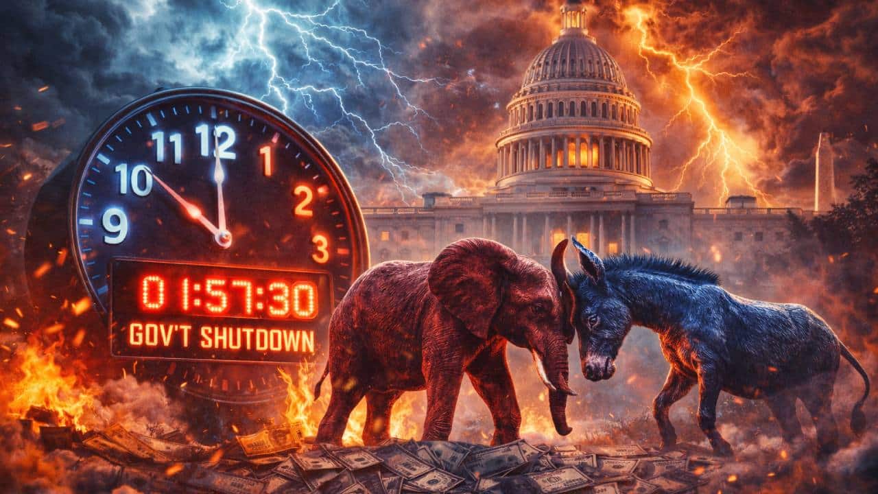 Rynek stawia na chaos w Waszyngtonie. Szanse na shutdown USA wystrzeliły do 77%!