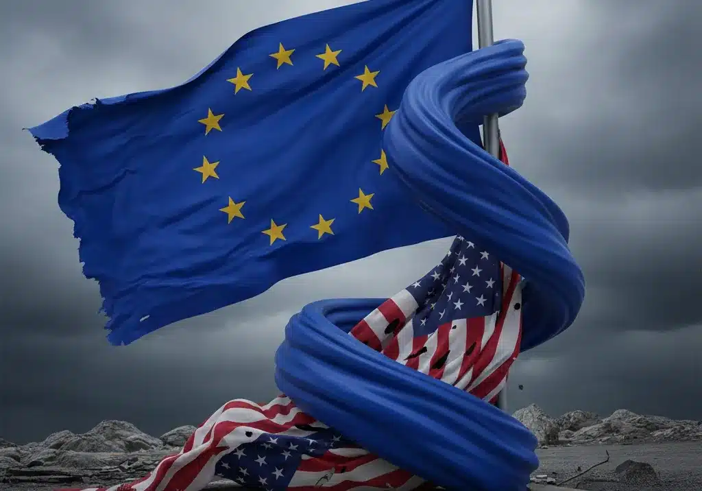 Europa trzyma system finansowy USA w garści. Umowa celna zawieszona? Oto karty