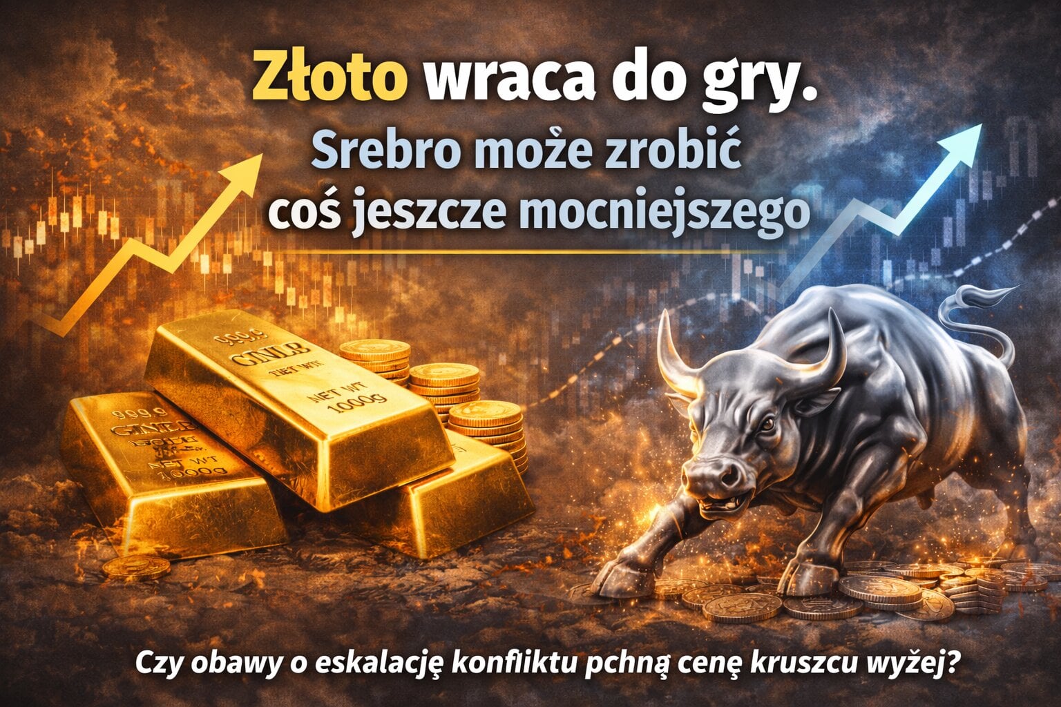 Złoto wraca do gry. Srebro może zrobić coś jeszcze mocniejszego