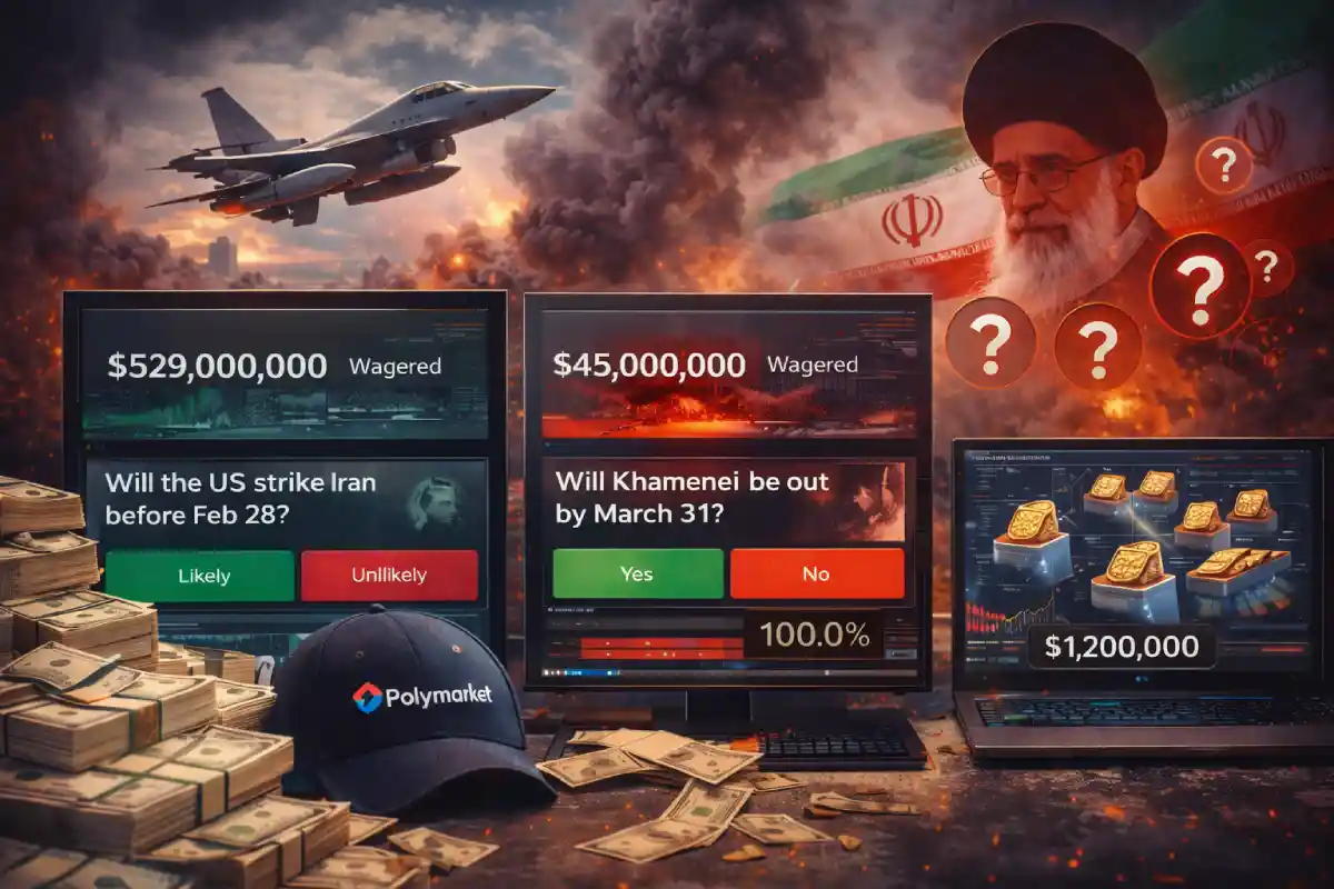 Zakłady na wojnę warte pół miliarda dolarów! Na ataku na Iran ktoś zarobił fortunę