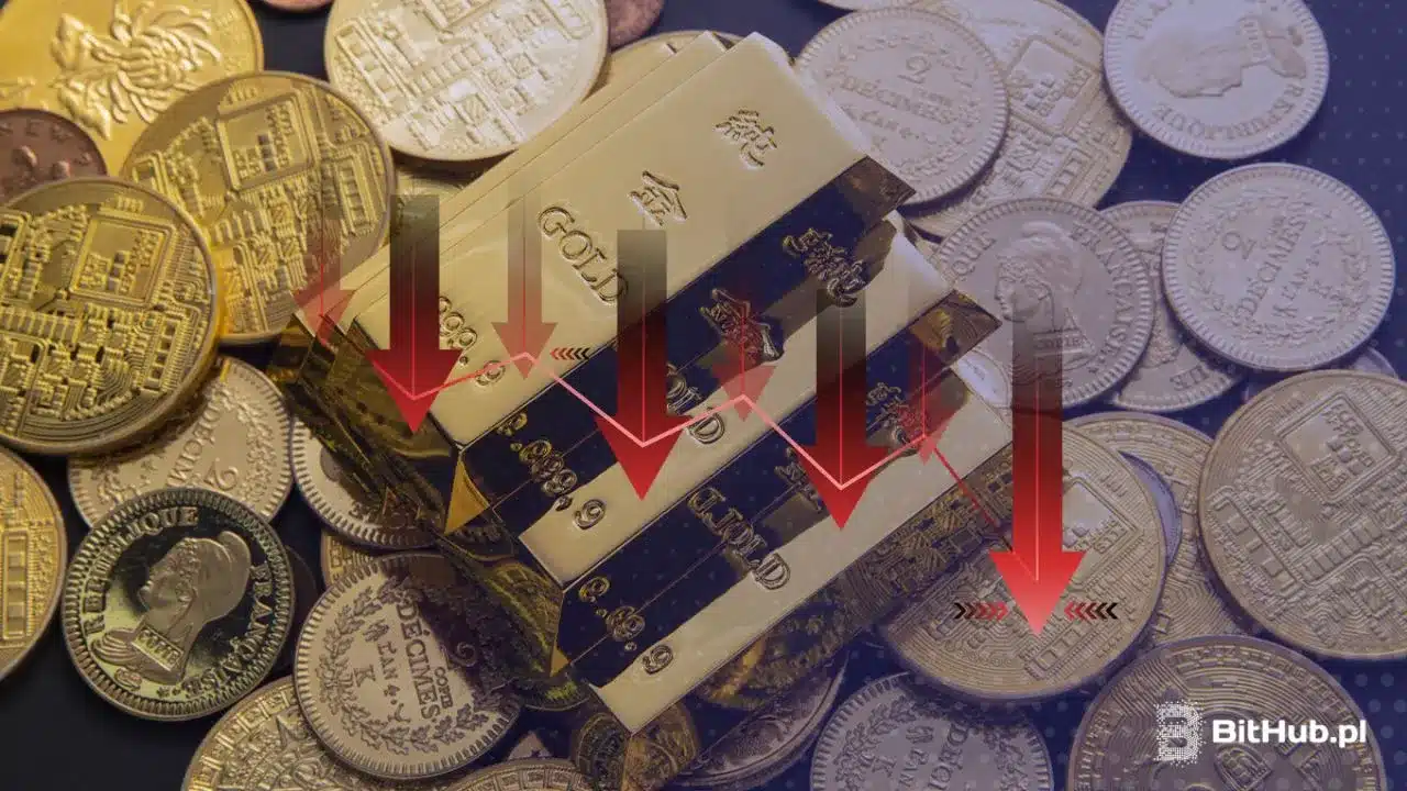 Dlaczego złoto tak mocno spada? Największy tygodniowy krach cen kruszcu od 1982 roku