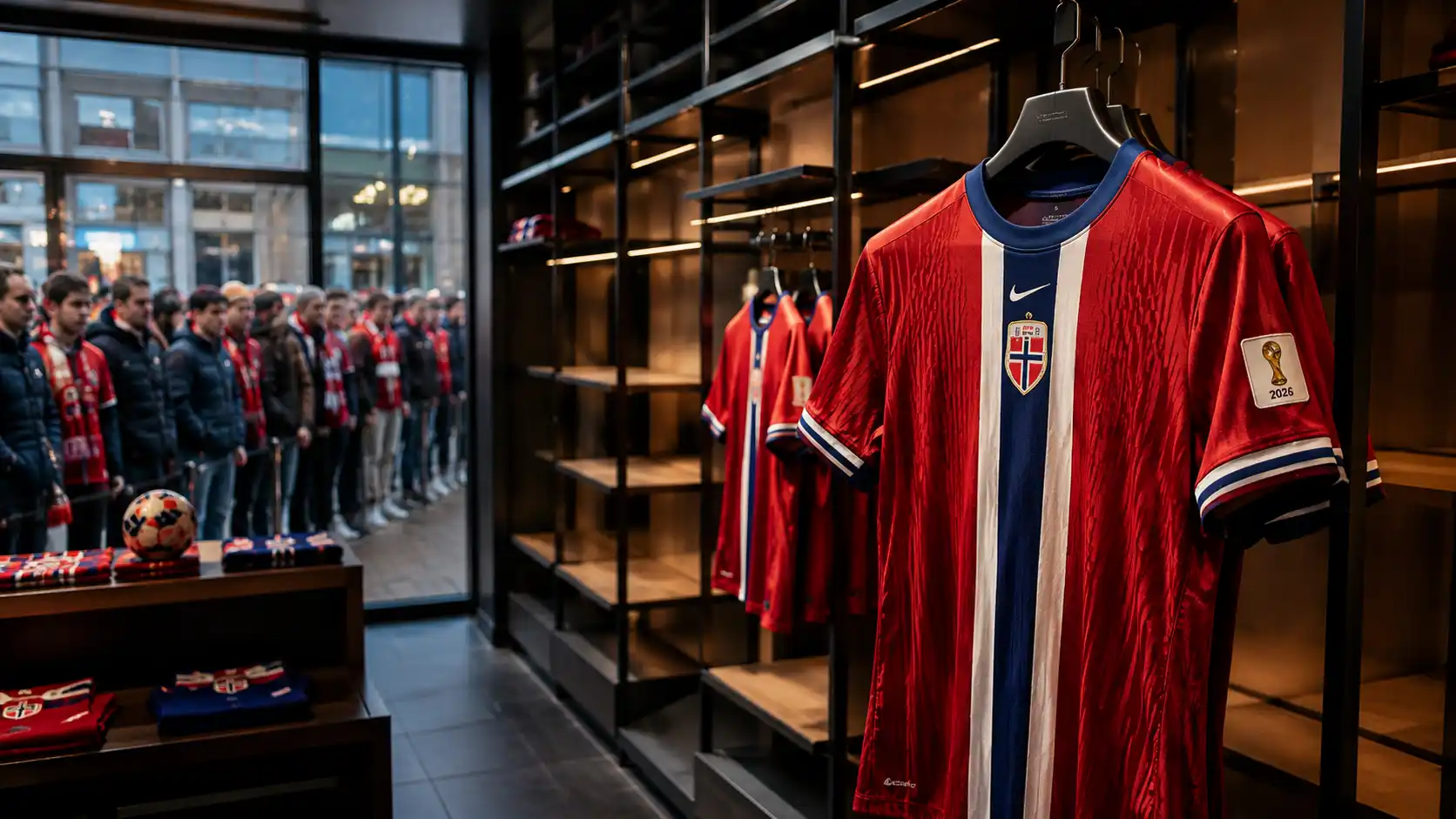 Koszulki Norwegii zniknęły ze sklepów. Haaland zamienił mundialową gorączkę w maszynkę do pieniędzy